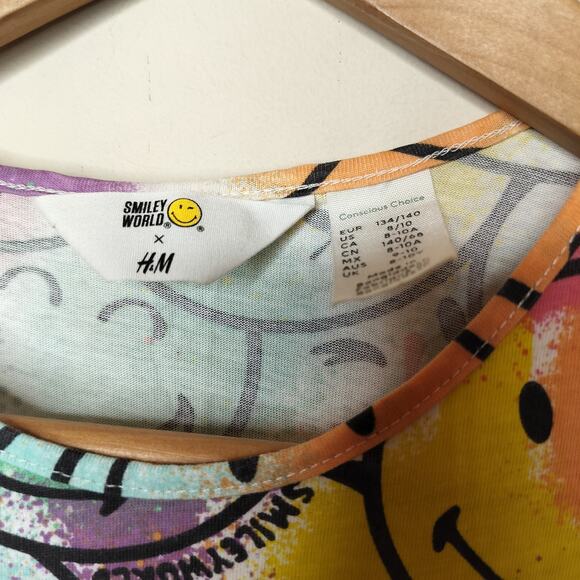 H&M Smiley World Girls Dress Sleeveless Colorful Happy Fun - Picture 6 of 7